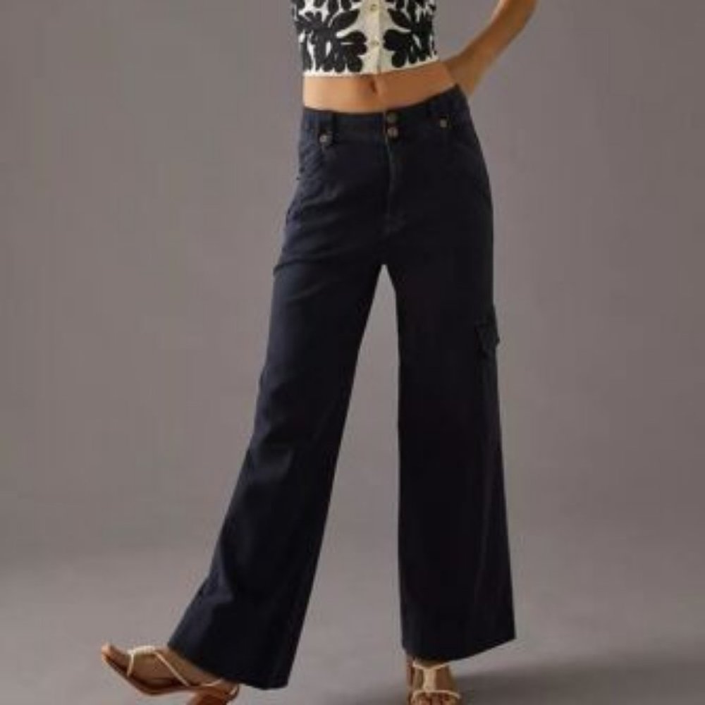 Pilcro The High Wide Stretch Pants